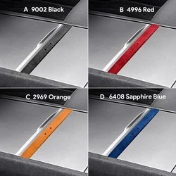 for Tesla Model 3 Model Y 2021 2022 2023 Highland 2024 Center Console Storage Box USB Shunt Hub Italian Premium Suede Stickers