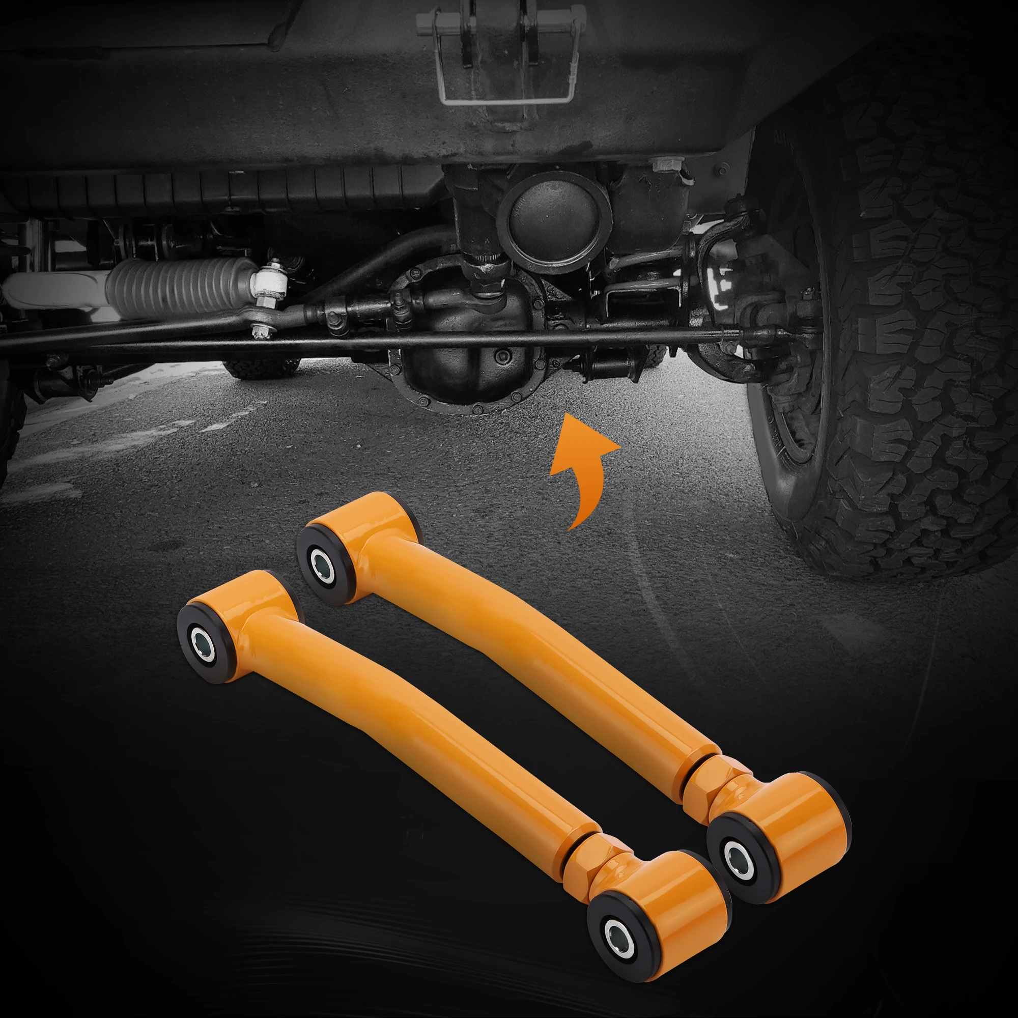 Adjustable for Cherokee XJ 1985 1986 1987 Heavy Duty Front Lower Control Arm Kit New