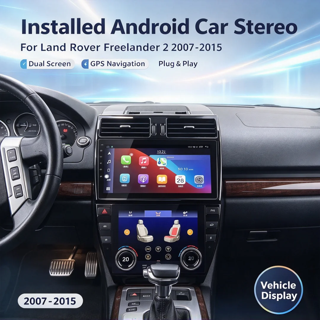 For Land Rover Freelander 2 2007~2015 CarPlay Android Auto Car Stereo GPS Navigation Automotive Multimedia Player Head Unit DSP