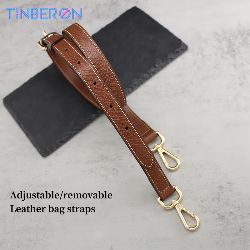 TINBERON-Sangle de sac à main réglable en cuir, sangle initiée pour sac à bandoulière de luxe, sangles de sacs de transformation, accessoires de pièce