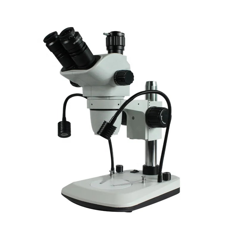 TZ6745 Series  0.67X~4.5X Trinocular Microscope Stereo Electronic Stereo Microscopio with LED Ring Light