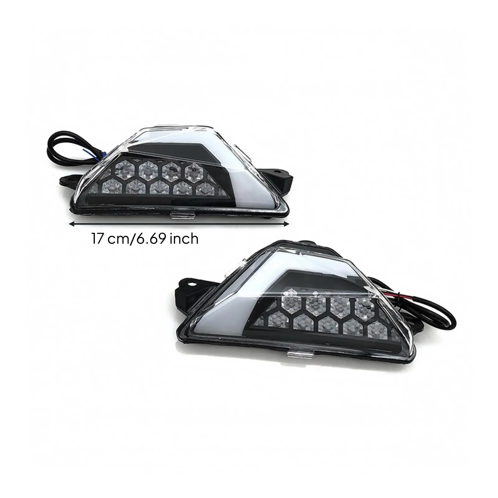 LED Motorcycle Turn Signal Pair for Honda 500 2024 Compact Design with Wiring Included