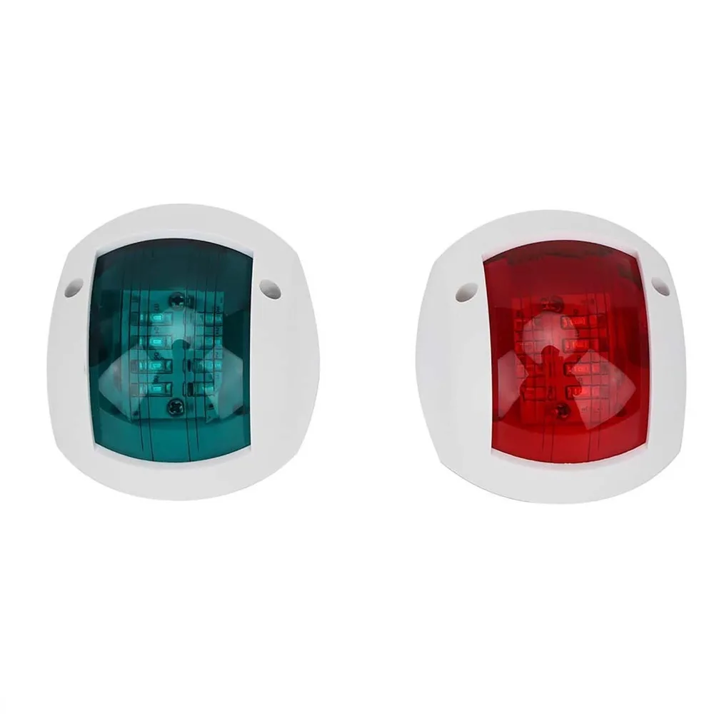 

1Pair Professional Red Green LED Signal Lamp 3W Navigation Light LED Navigation Light Boat