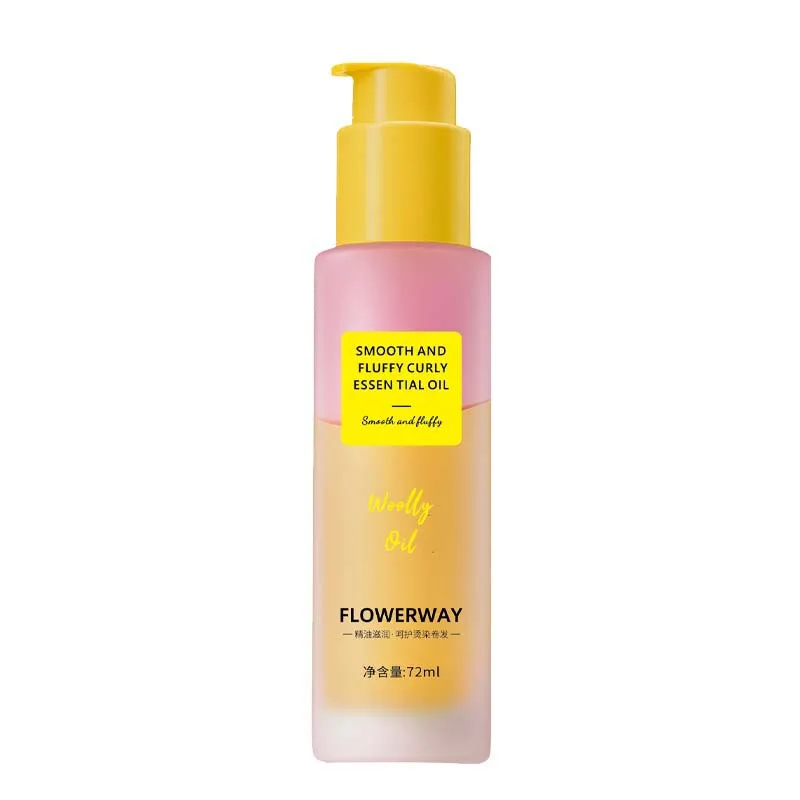 Curly Hair Care Essential Oil Long Lasting Curl Hold Fluffy Smooth Hair Styling Serum for Curls