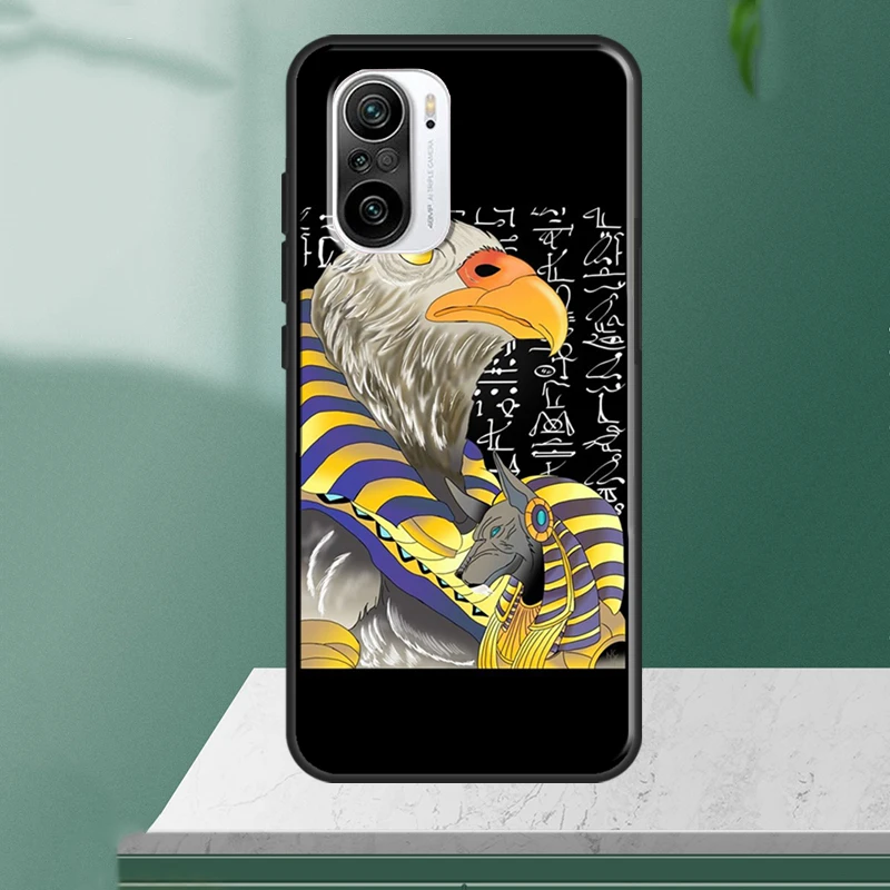 Egypt God Horus And Anubis Case For POCO F5 X3 X4 X5 Pro C40 M4 M5s F3 F4 GT Cover For Xiaomi 13 12 Lite 11T 12T Pro