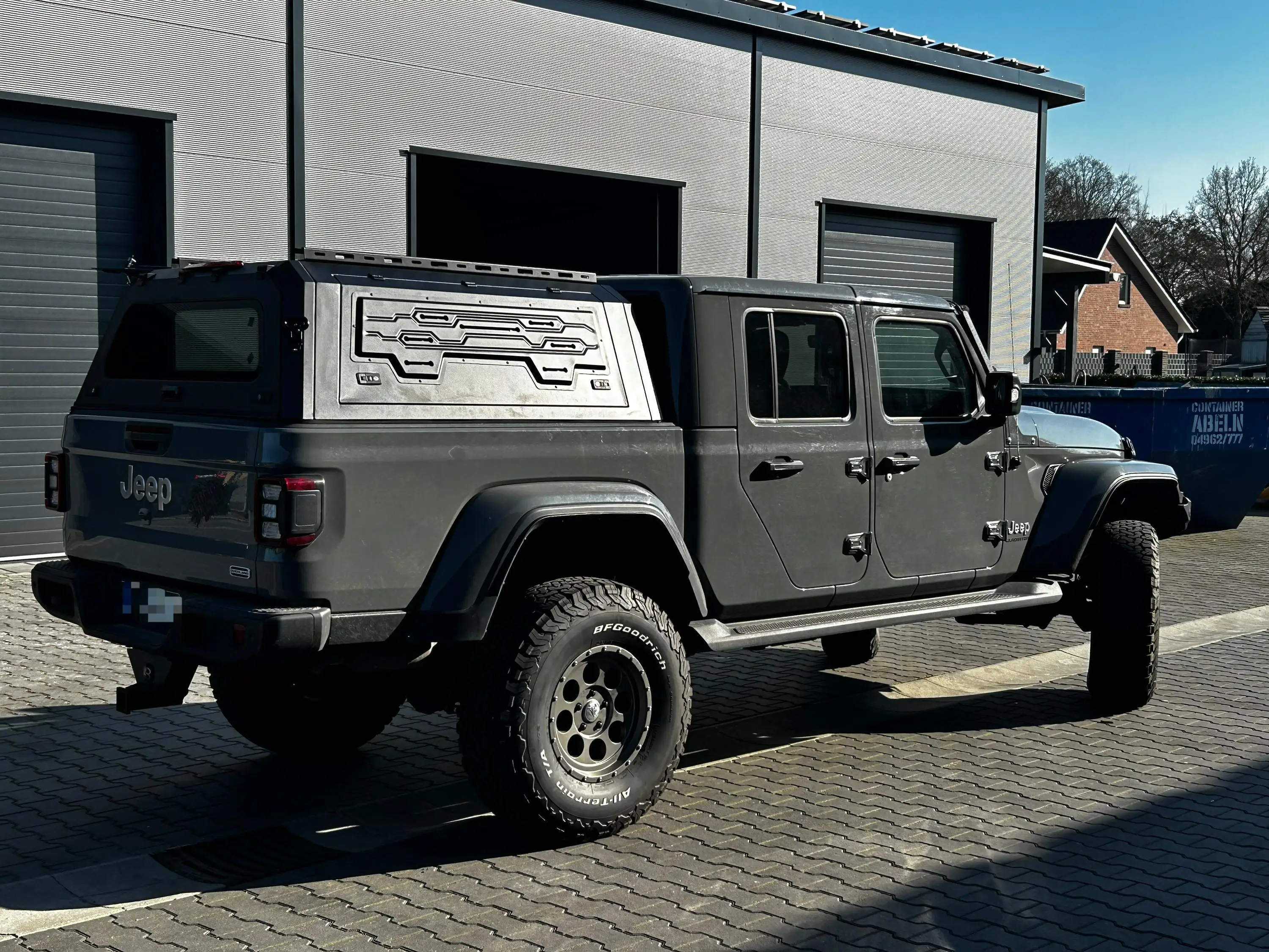 4X4 على الطرق الوعرة الملحقات شاحنة المظلة ل جيب المصارع مقاوم للماء المضادة للصدأ الصلب توبر ل جيب المصارع الألومنيوم تخييم #2