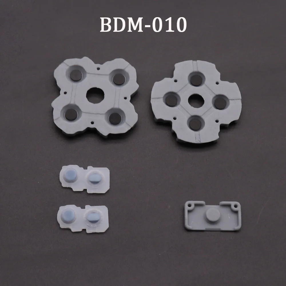 2/10PCS  For PS5 V1 V2 V3 V4 Slim Controller Conductive Rubber Adhesive Button Pad Keypads for PS5 BDM 010 020 030 040