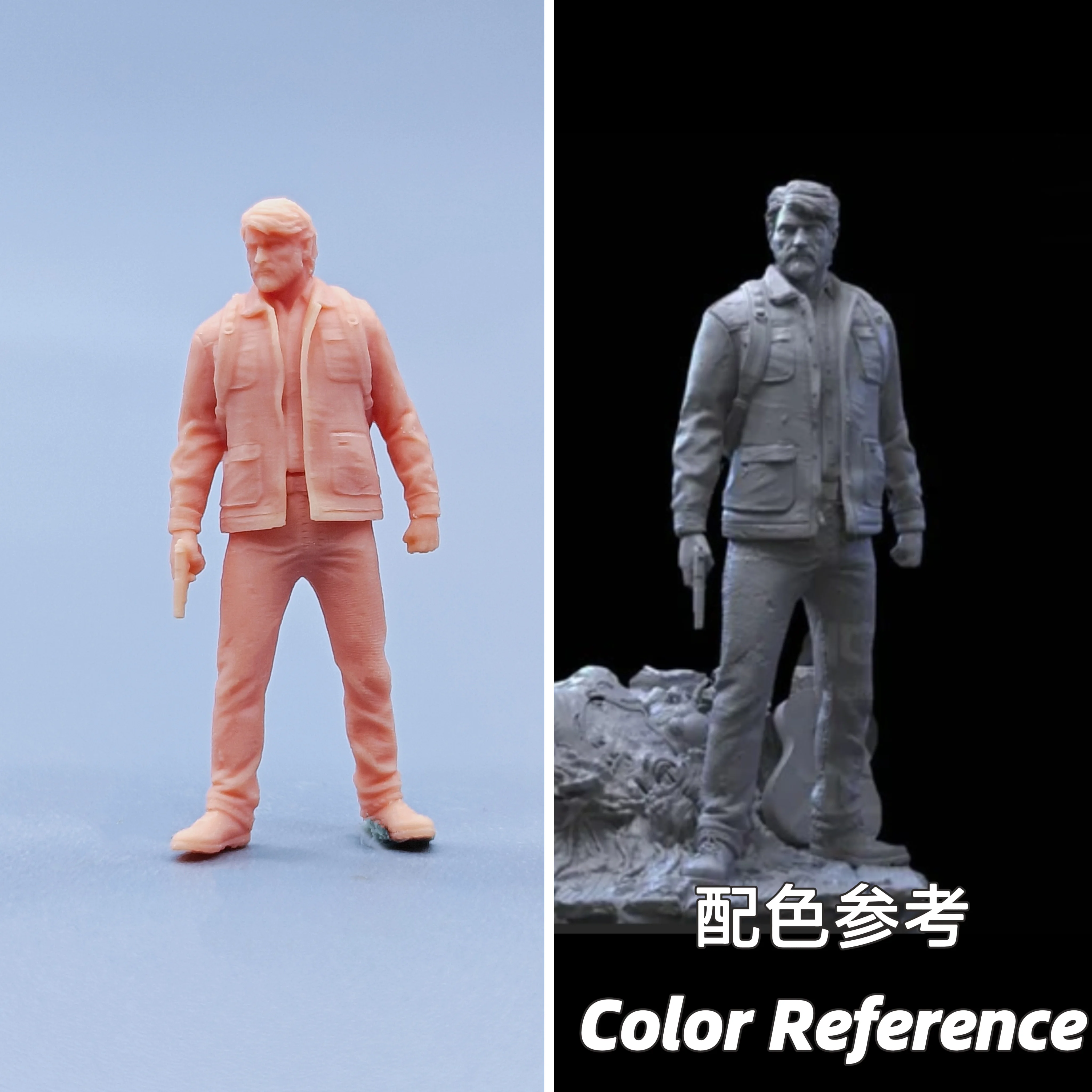 

Фигурки 1/64, масштабная модель из смолы, The Last Survivor Joel Miller, неокрашенные миниатюры, диорама, ручная роспись C719