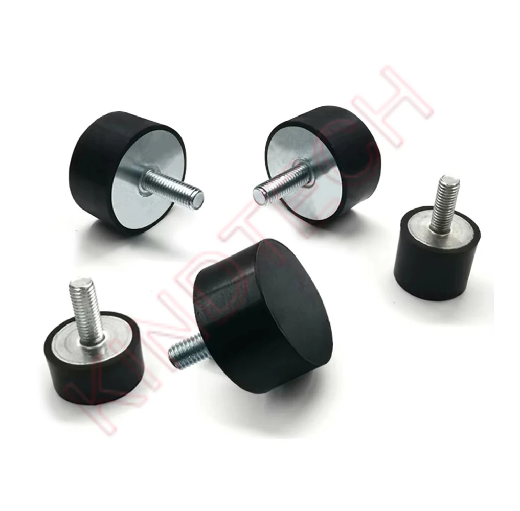 1-10 قطعة موضوع واحد الذكور نهاية M3 M4 M5 M6 M8 M10 المطاط امتصاص الصدمات عزل جبل VE-نوع المثبط ضياء 8-60 مللي متر تحطم الوسادة