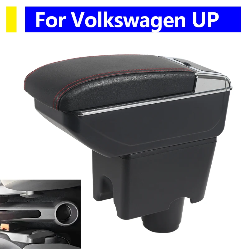 

Car armrests For Volkswagen UP car console storage box with cup holder car interior accessories