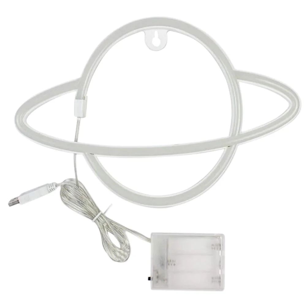 매력적인 신비한 분위기 모양 네온 책상 램프 침실 홈 장식 야간 조명 야간 램프 LED 조명