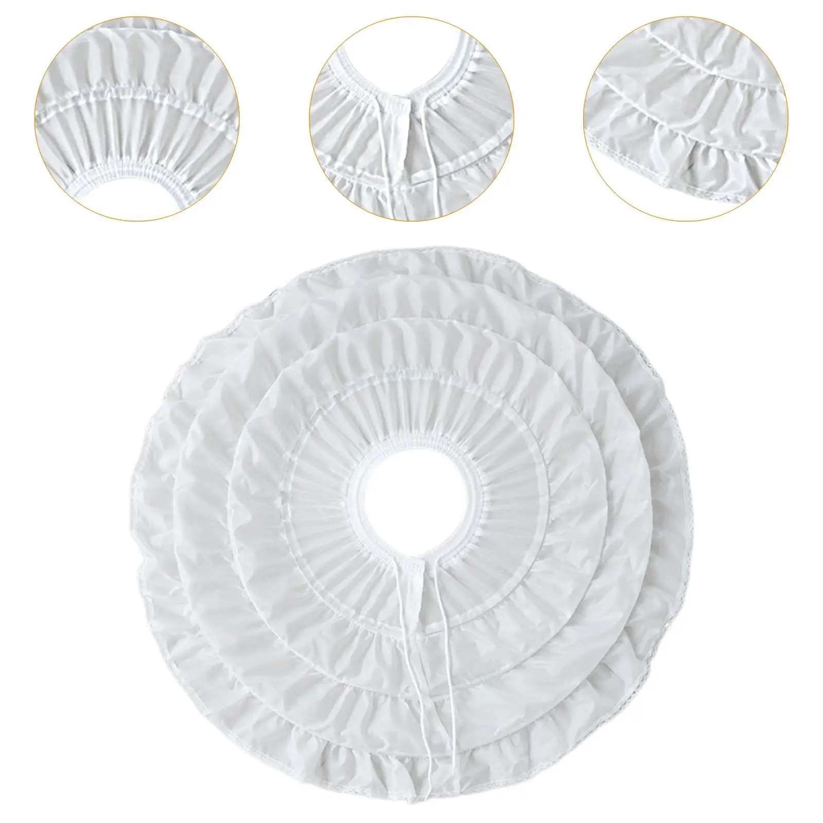 Dziewczyna 3 obręcze halka Decor Half Slip Fashion Bustle dziecięca podkoszulka na scenę