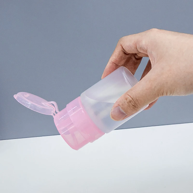 Distributeur de pompe Africsouhaits en plastique, verrouillable, étanche, dissolvant de vernis N64.Polish, bouteille PMurcia, outils de maquillage, stockage de liquide, 60ml