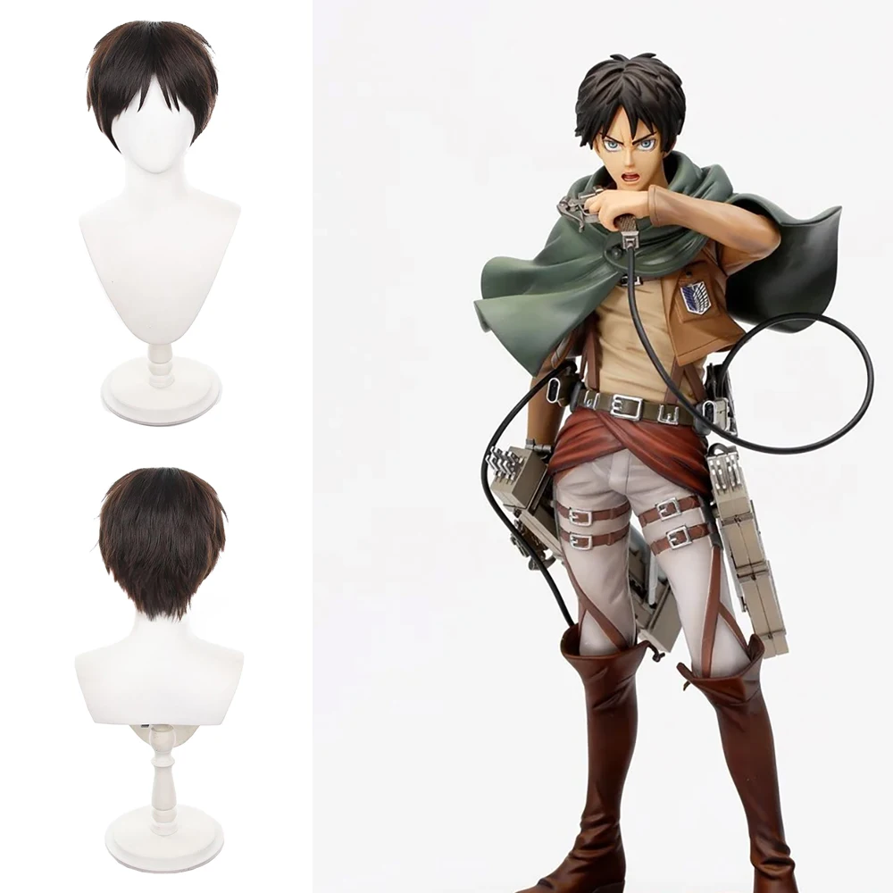 

High-Quality Anime Attack On Titan Eren Yeager‌ And Mikasa Ackerman Cosplay Synthetic Hair Suitable For Daily Party Hot Silk Wig