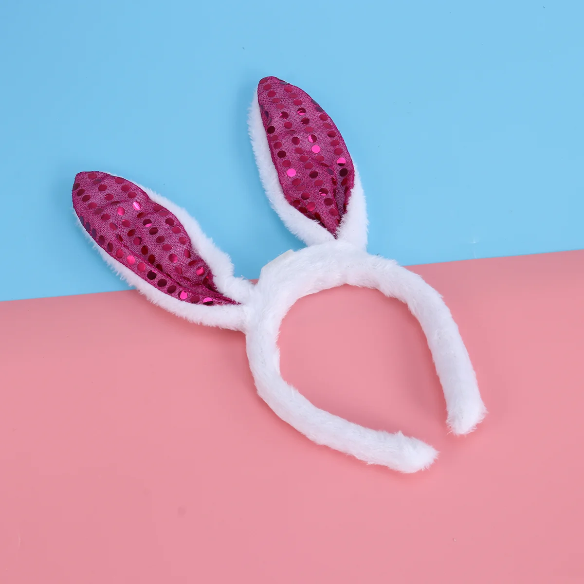 Easter Costume Accessories Hair Bands LED Bunny Ear Headband Makeup Baby Stuffed