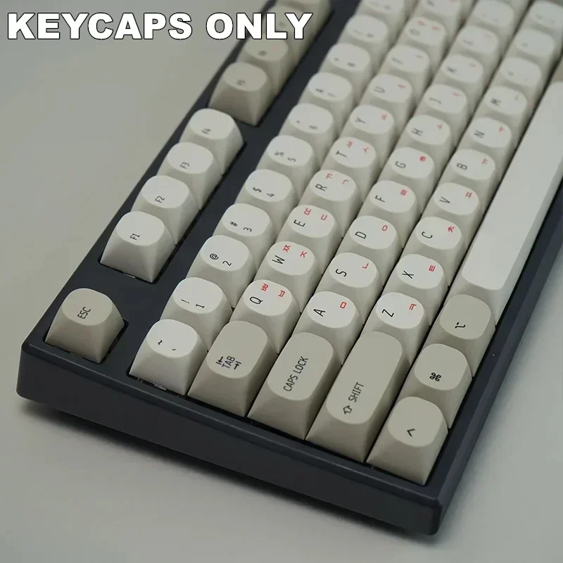 131 toetsen Retro OG PBT MA Koreaanse Keycaps Dye-gesublimeerde Keycap Set voor Mx Cherry Gateron Switch mechanische toetsenbordkit