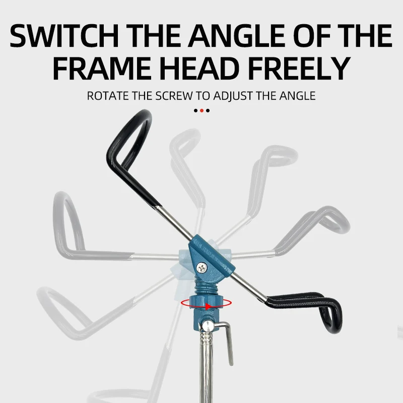 Fishing Tools Rod Holders for Bank 360 Degree Adjustable Pole Ground Beach Stand Bracket Fishing Equipment