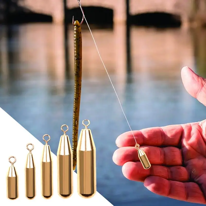 Fishing Weight 10PCS Water Drop Sinkers 1.8g 3.5g 5g 7g 10g Tube Bullet Plumb Pendant Metal Jig Sast Sea Tackle Kit outdoor Tool