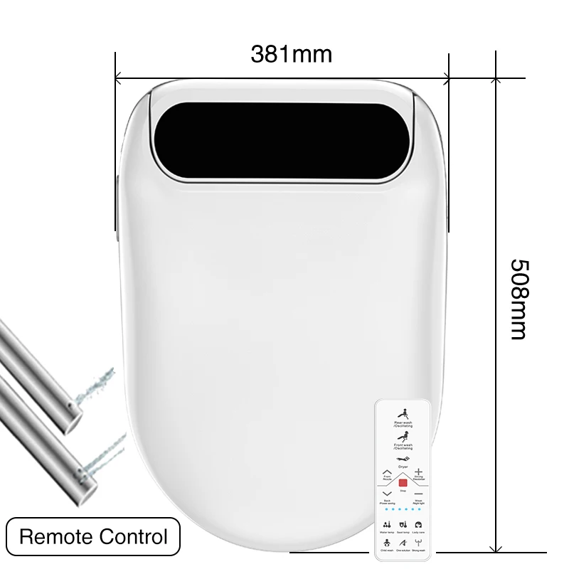 FOHEEL smart toilet seat bidet cover 110V US plugheating toilet seat