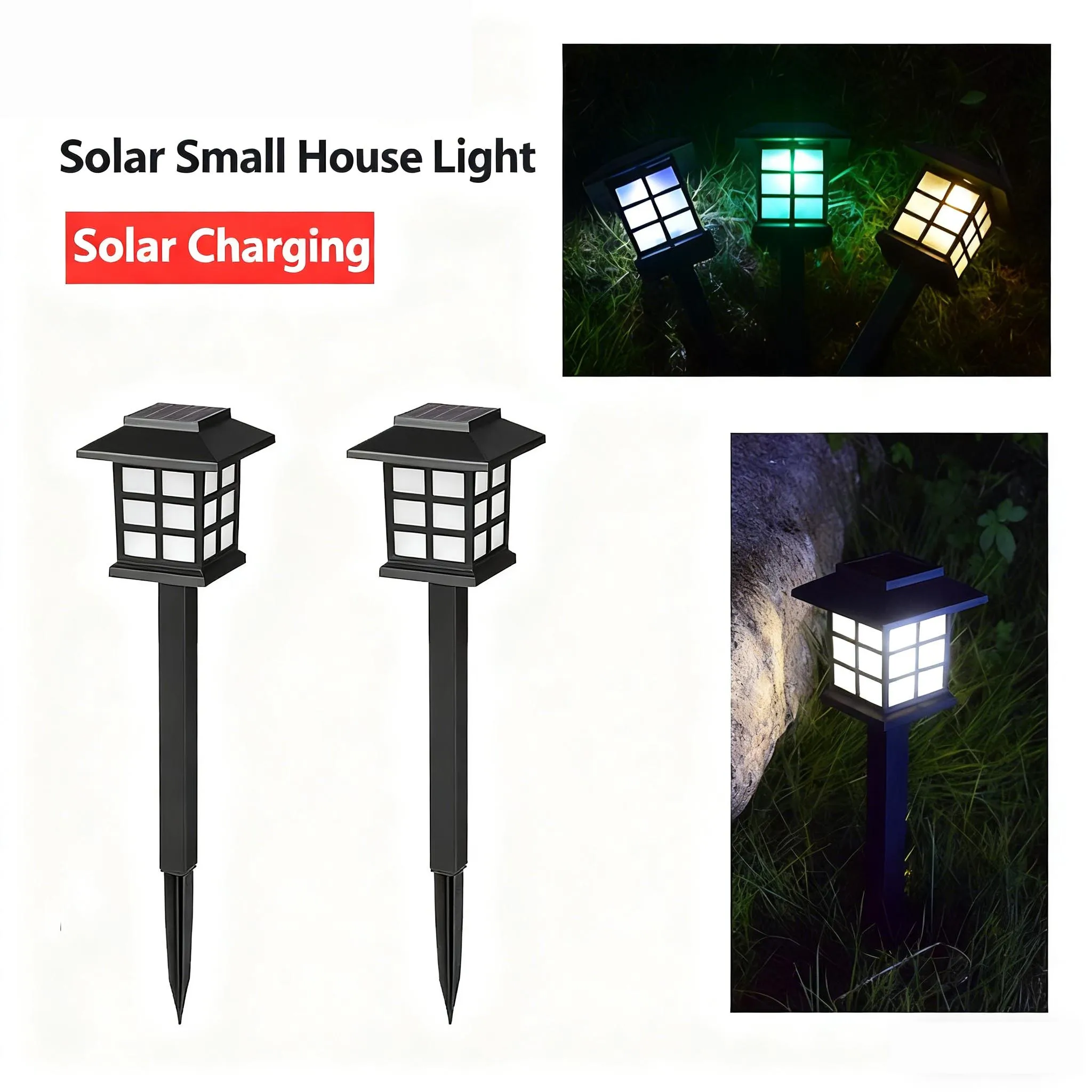 

2/6/8pcs Led Solar Pathway Lights Waterproof Outdoor Solar Lamp for Garden/Landscape/Yard/Patio/Driveway/Walkway Lighting