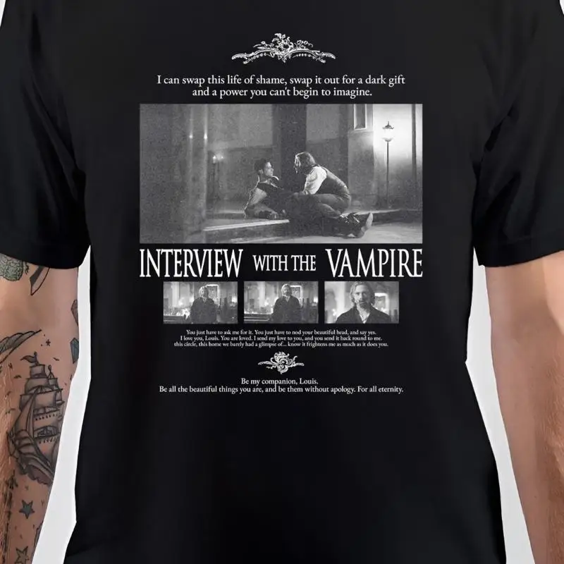 Nwt Interview With The Vampire Be My Companion Black T Shirt