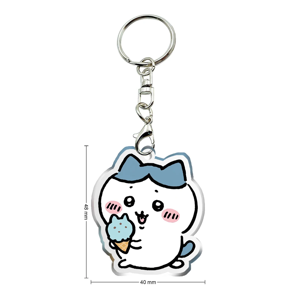 Japanese Cartoon Anime Keychain Cartoon Logo Acrylic Key Chain Photo Customized Transparent Printing Design Game Keychains