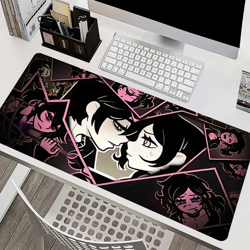 Mouse Pad Big Gamer carpet HD Print Anime Extended Desk mat Computer Gaming Accessories The Coffin Of Andy And Leyley Mousepad
