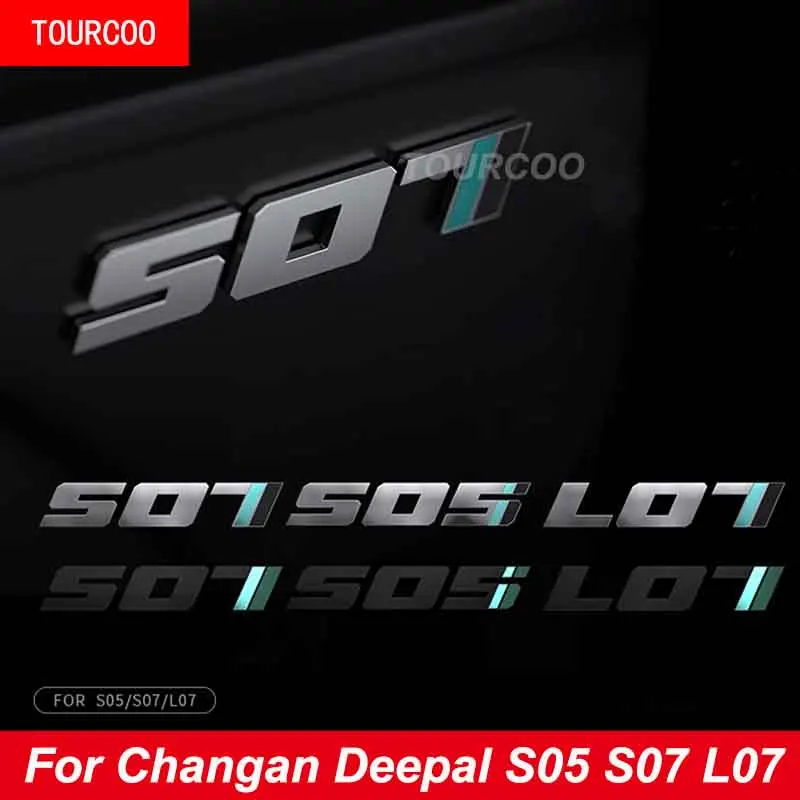 For Changan Deepal S05 S07 L07 Tailgate Character Personalized Decoration Original Car Logo Accessoris