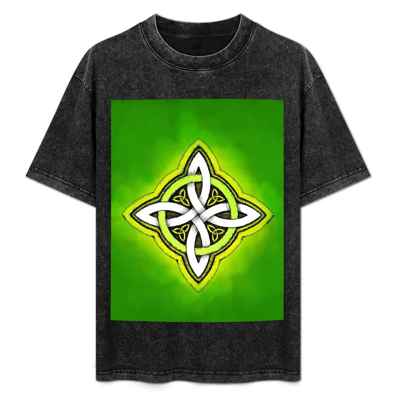 

Colorful Celtic Luck Knot T-Shirt sweat heavyweights plain white t shirts men