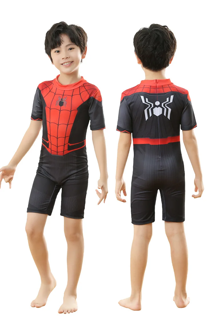 Spiderman Swimwear Kids Boys Swimwear costume da bagno per bambini costume da bagno per bambini costume da bagno per ragazzo Beachwear Cosplay body