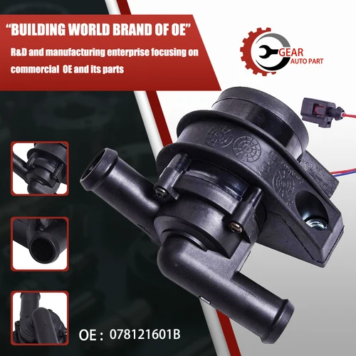 078121601   Bomba de agua de refrigeración auxiliar adicional 078121601 B para Audi A4 A6 Allroad VW Passat Skoda nuevo