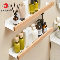 bathroom shelf，Wall-Mounted Punch Storage Holders Racks, living room no-hole punching Storage Shelves，floating shelves for wall