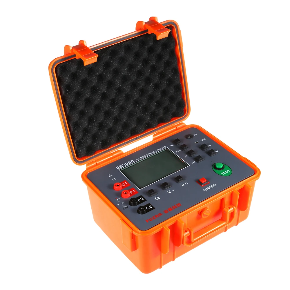 2026 ES3050 Resistivity Meter Geophysic DC Voltage Range 1000V Digital Isopotential Resistance Meter