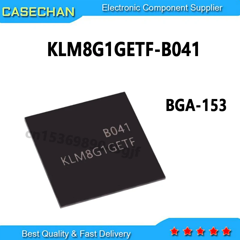 

2 шт. KLM8G1GETF-B041 KLM8G1GETF B041 BGA153 8G EMMC IC памяти