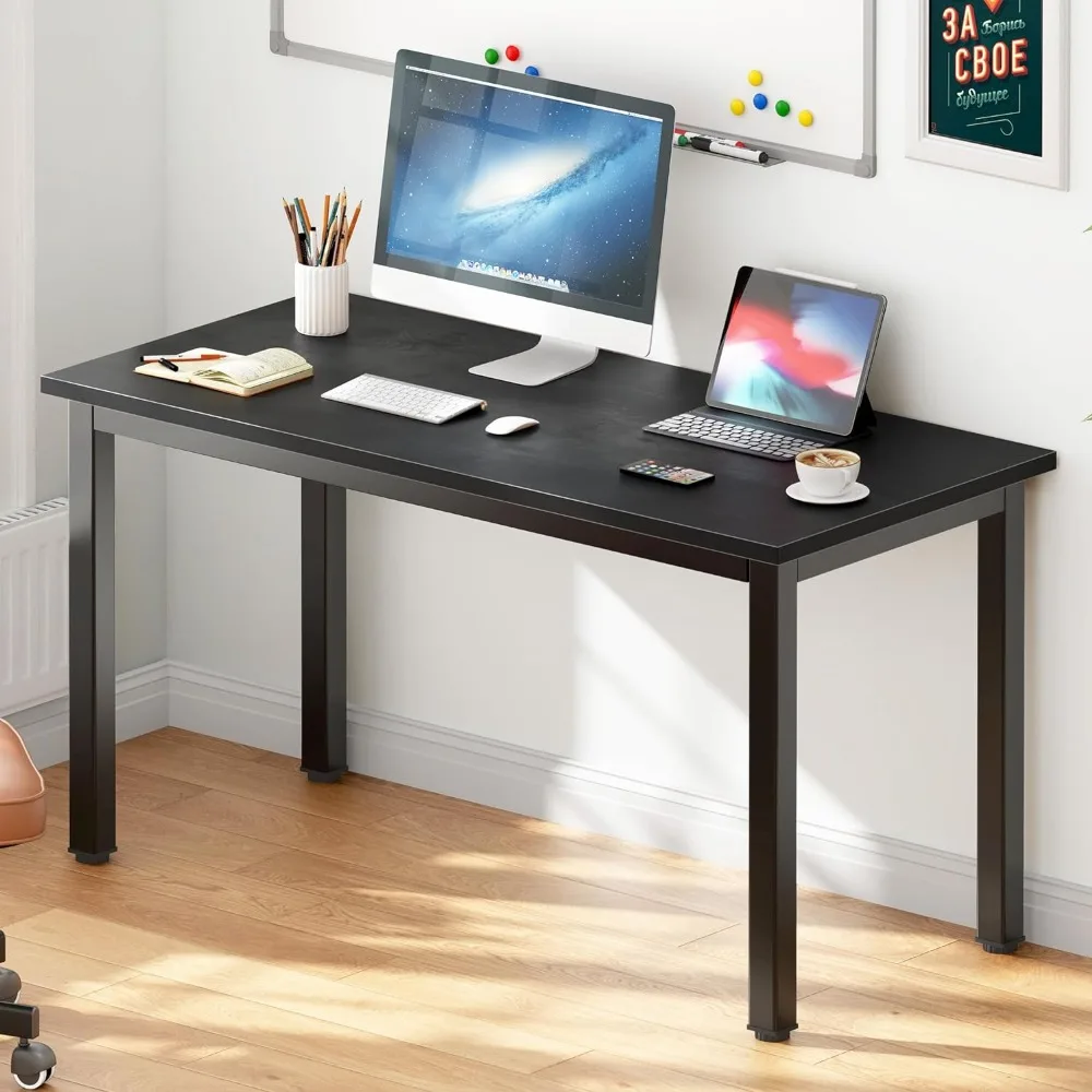 47 inches Medium Computer Desk, Composite Wood Board, Decent and Steady Home Office Desk/Workstation/Table, BS1-120BB