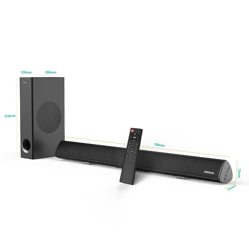 2026 hot sale Whispering Wall soundbar TV Speaker Wireless Home Theater 120W High Power Sound Blaster Bluetooth Sound