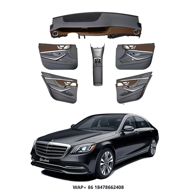 

Applicable for S Class W221 Upgrade W222 Interior Upgrade Steering Wheel Dashboard Door Plank Overall Interior Upgrade
