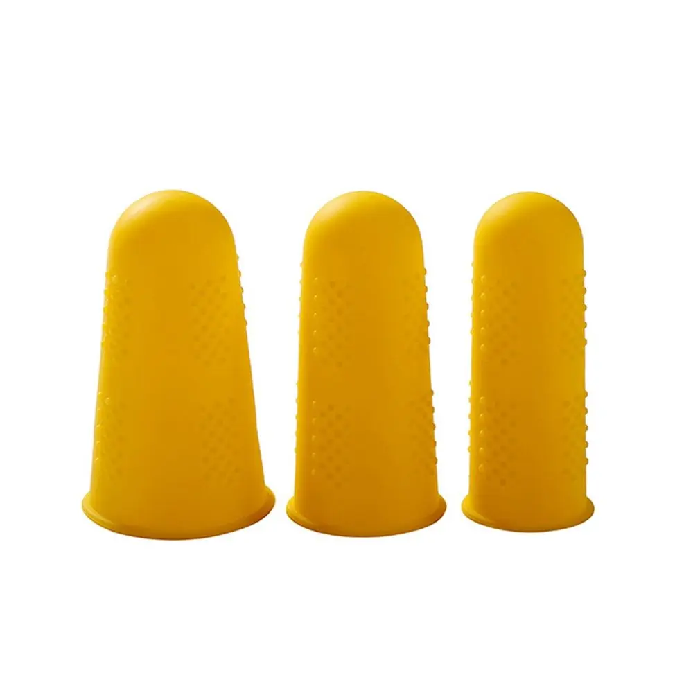 

3pcs/5pcs Set Heat Resistant High Temperature Resistant Anti-cut Finger Protector Finger Caps Kitchen Tools Fingers Cover