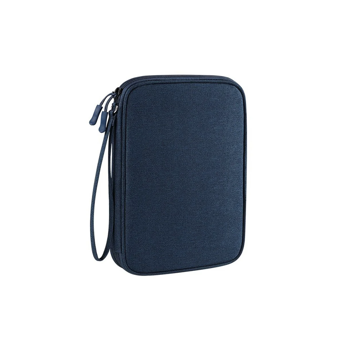 กระเป๋าจัดระเบียบอิเล็กทรอนิกส์สำหรับเดินทางกระเป๋าจัดระเบียบสายไฟสำหรับเดินทางกระเป๋าอุปกรณ์อิเล็กทรอนิกส์ขนาดกะทัดรัด-สีน้ำเงินเข้ม