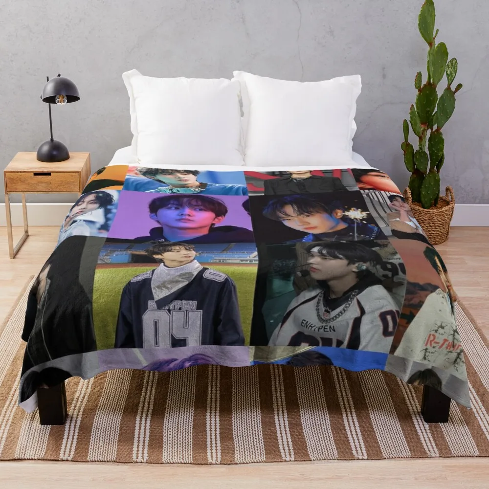 

Jungwon Collage Throw Blanket Sleeping Bag Blanket