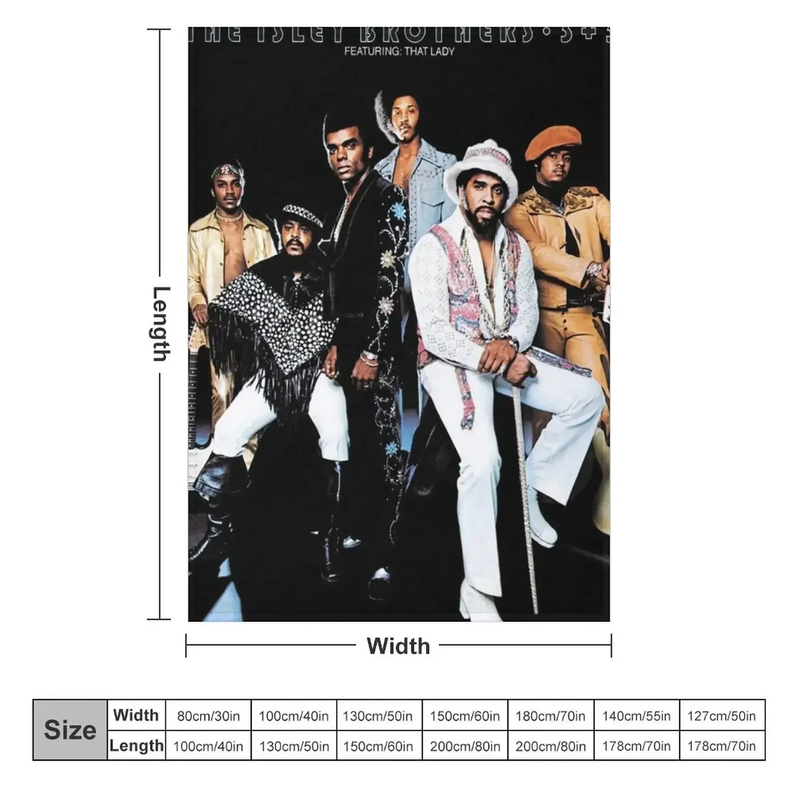 Isley Brothers - 3 + 3 (album) Throw Blanket Hairy Camping Furry Plaid on the sofa Luxury Throw wednesday Blankets