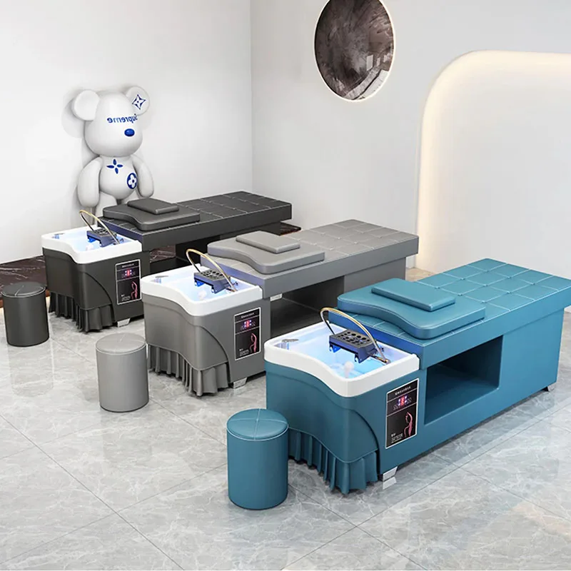 

European Shampoo Bed Water Durable Hair Spa Pedicure Foot Chair Salons Head Spa Massage Shampoo Sink Cadeira Trendy Furniture