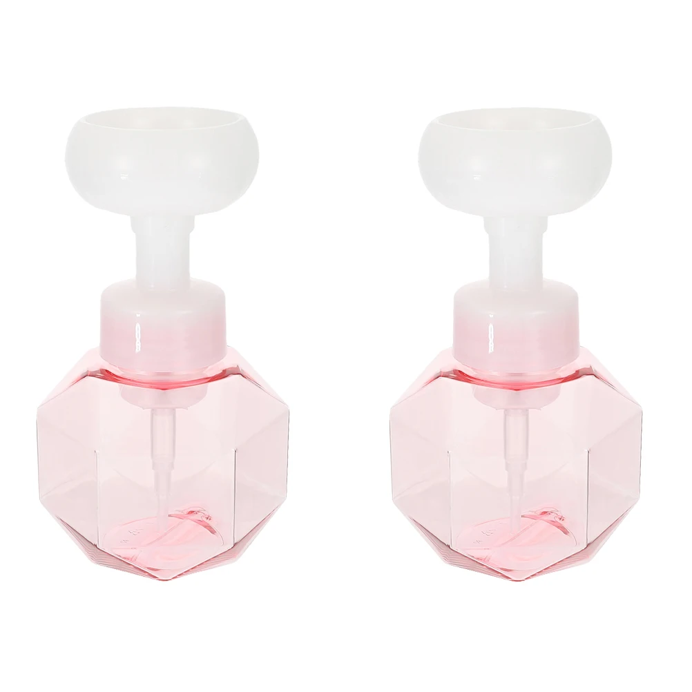 

2Pcs Foaming Bottle Flower Shape Travel Size PP PETG Reusable Deep Cleansing Facial Bubbler Bubble Maker Gardening Supplies