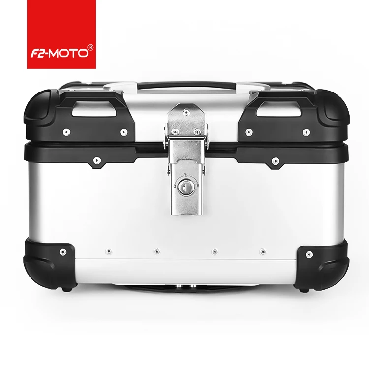 

Modification F2-MOTO 35L-R Sliver Aluminium Alloy Motorbike Tail Box Waterproof Top Case for Motorcycles