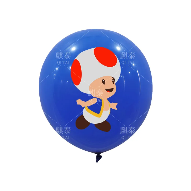 24/12 stücke Super Mario Bros Cartoon Luftballons Set Themen Geburtstag Party Action Figur Spielzeug Luigi Pfirsich Anime Ballon Dekor kinder Geschenk