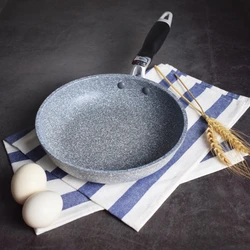 Durable Stone Frying Wok Pan Non-stick Ceramic Pot Induction Fryer Steak Cooking Gas Stove Skillet Cookware Tool for Kitchen Set