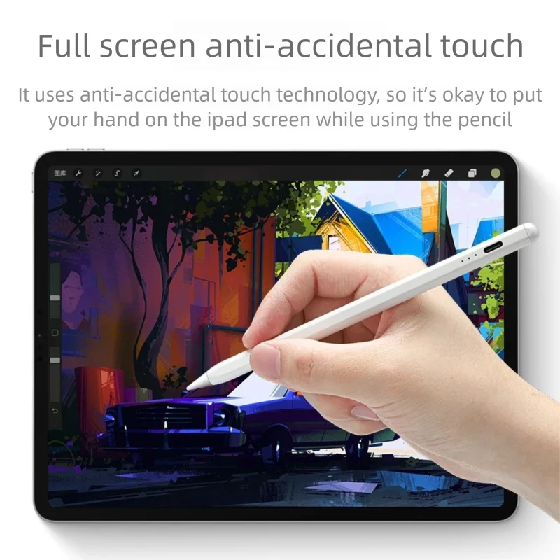 Ifaceall Pencil With Magnetic Charging Stylus For iPad Accessories Tilt Pen for iPad/Air/Pro/Mini with Writing Paper Film