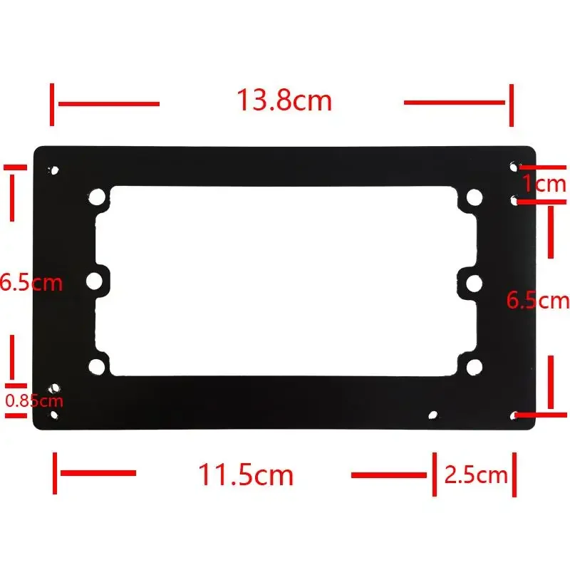 New Desktop ATX Power Supply Baffle Computer Small Chassis SFX Power To ATX Bracket MATX Conversion Frame Black Silver