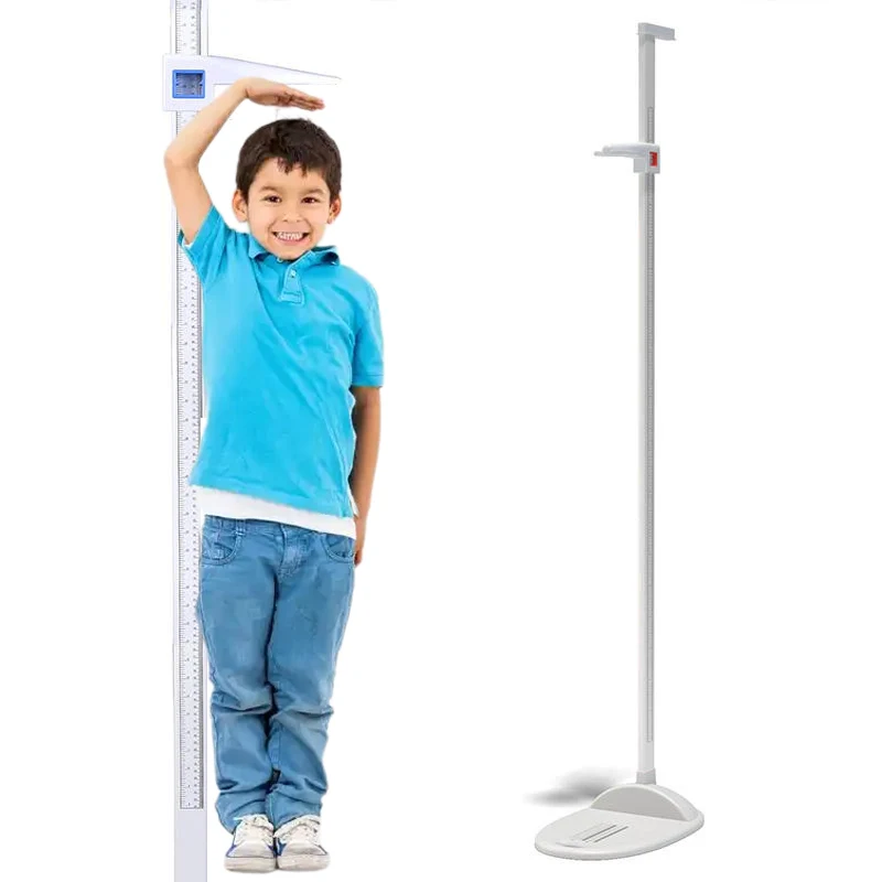 manual-kid-adult-health-examination-210cm-height-measuring-body-height-rod-wall-laser-stadiometer-machine-height-weight-scale