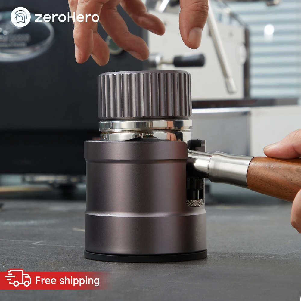 zeroHero Coffee Tamping Station 58mm Heavy Duty One Piece Design for Home Barista Espresso Portafilter Pro Tools and Kits Maxxx